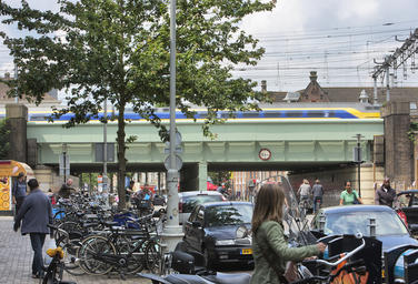 Railway bridges, Amsterdam